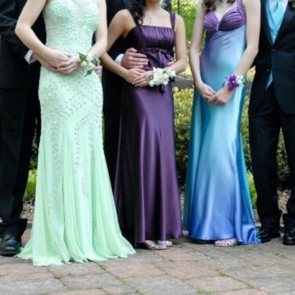 LAST CHANCE Caché light green formal dress